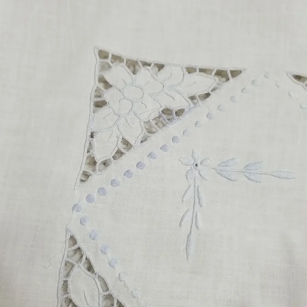 32 X 32 Pale Blue Luncheon Scarf PRETTY!